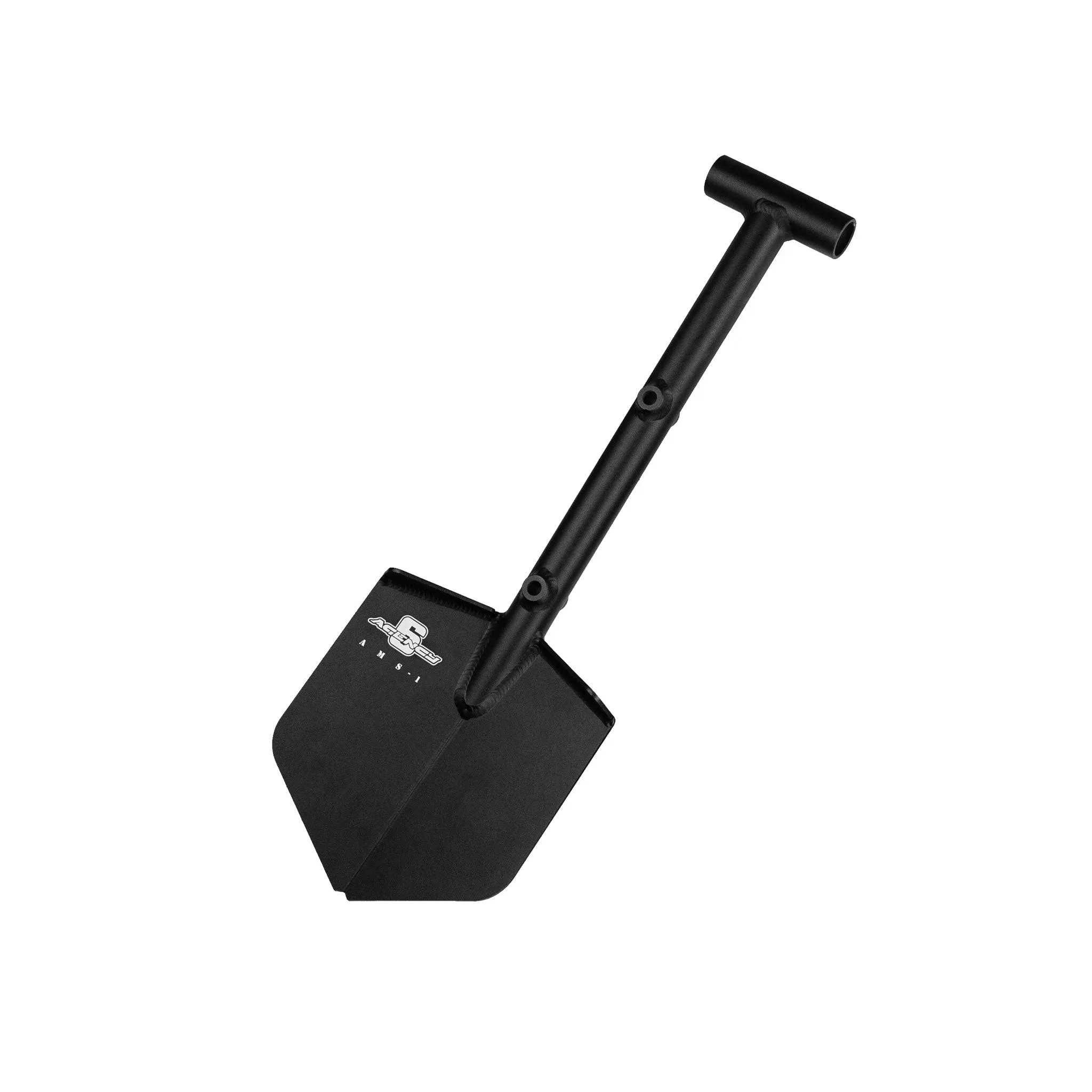 Agency 6 Adventure Mini Shovel (AMS-1) Powered Coated Wrinkle Black Finish ...