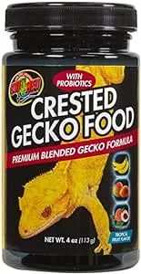 Zoo Med Crested Gecko Food - Tropical Fruit Flavor 4 oz (113 g) - Pack of 2