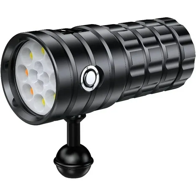 Dive Light for Underwater Photography, 25000Lumens Super Bright Diving Flashl...