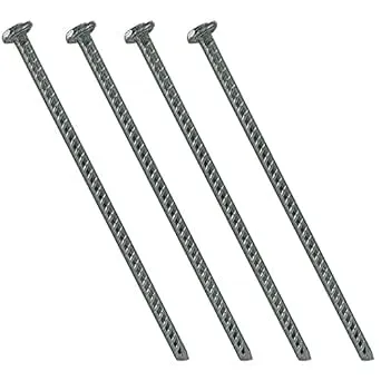 Electriduct 14" Rebar Spikes 1/2" Diameter (Pack of 4) Anchor Kit - Asphalt Mounting Hardware for Parking Curbs, Speed Bumps, Wheelchair Ramps, Cable Protectors, Cord Covers