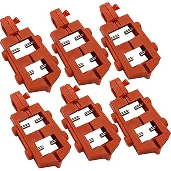 BRADY Single Pole Breaker Lockout: Snap-On, For 120V AC Volt, 6 PK