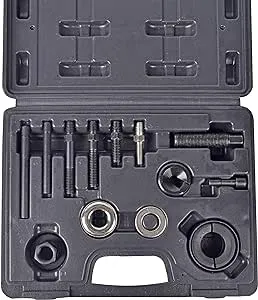 Pulley Puller and Installer Kit, Power Steering Pump Remover Alternator AC Pulley Puller & Installer Set (MKT027)