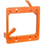 Cmple - Low Voltage Mounting Bracket 2 Gang Multipurpose Drywall Mounting Wall Plate Bracket Dual Gang