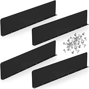 4 Pcs Gutter Valley Splash Guard,Straight Rain Diverter Roofing Gutter Guards,Ra