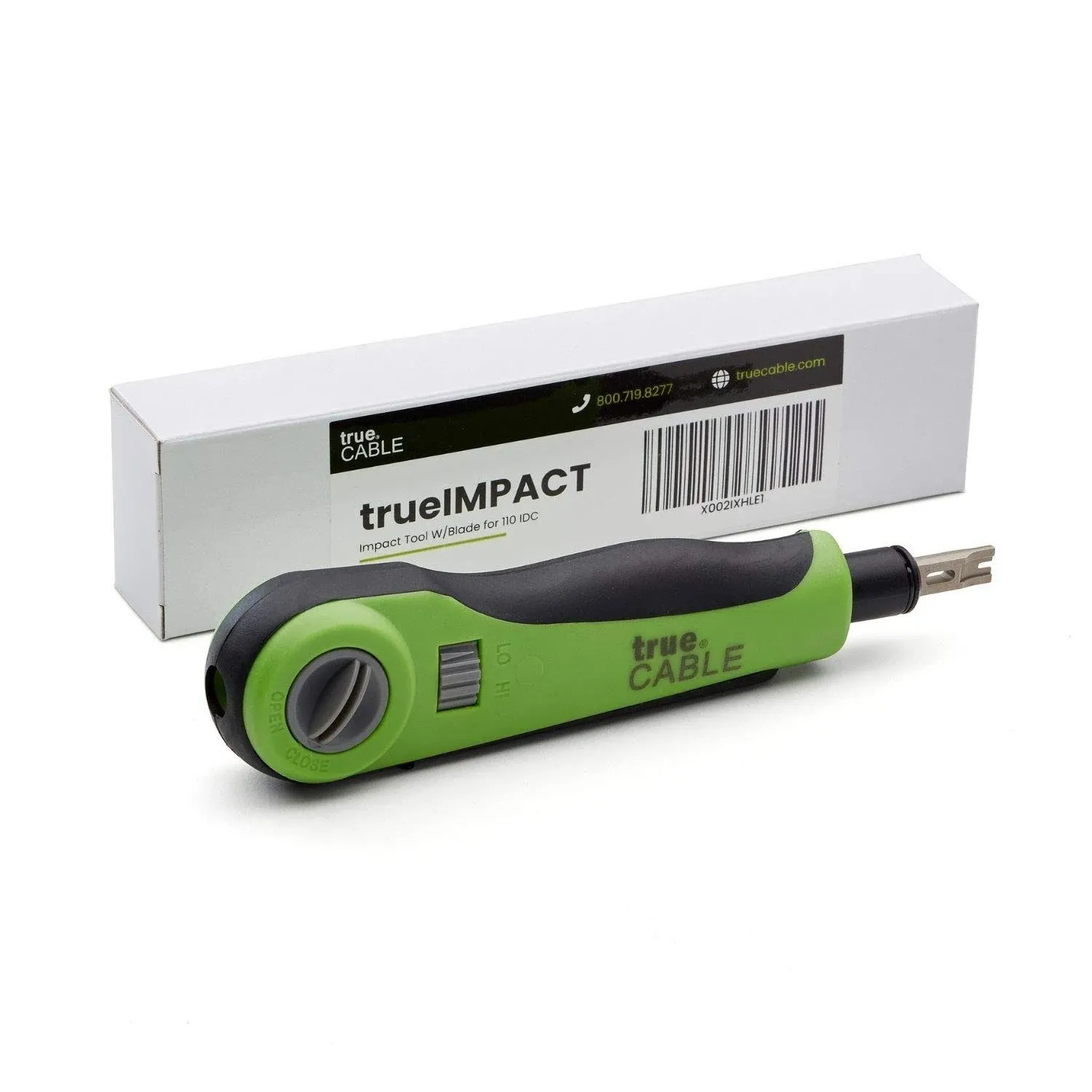 trueCABLE Impact Punch Down Tool With Blade for 110 IDC, Keystone Jacks and Patch Panels, trueIMPACT