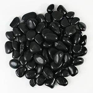 12 lbs River Rocks, Stonecreek Decorative Garden Stones for Plant Landscaping, Polished Gravel Filler Pebbles, Mixed Pebbles