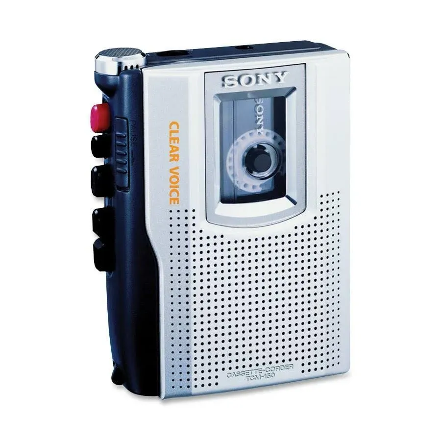 Sony TCM-150 Standard Cassette Voice Recorder