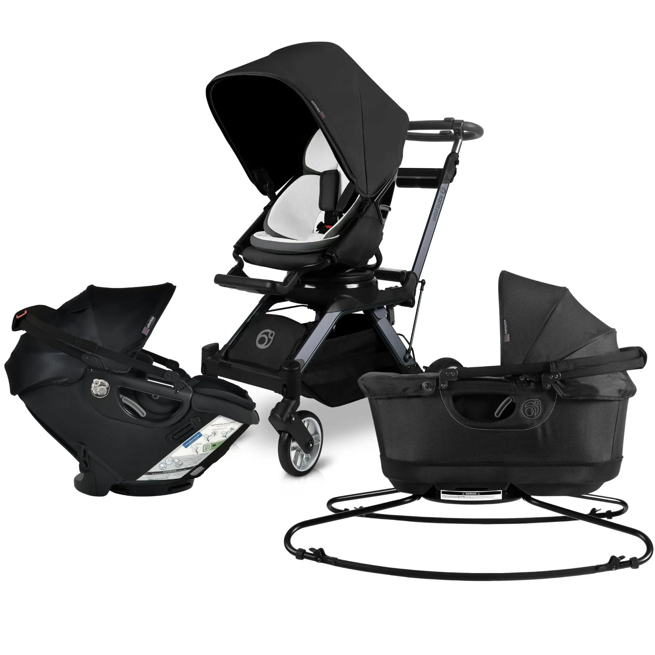 Orbit Baby G5 Stroll, Sleep & Ride Travel System - Titanium/Black