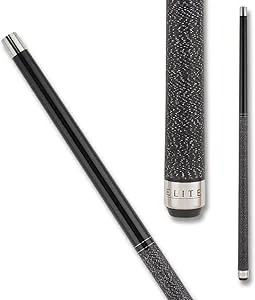 Elite Heavy 27oz Banned Break Cue, Massive Weight Breaker Cue, Black Irish Linen Wrap, Phenolic Tip, Wooden Cue with Hardrock Maple