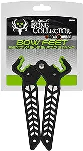 Dead Ringer Bow Feet/Bow Stand, Removable Bipod Stand for Added Stability When Archery Hunting