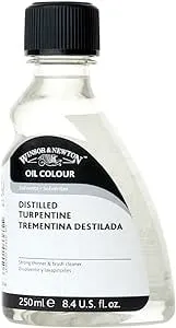 Winsor & Newton Oil & Alkyd Solvents English Distilled Turpentine 250 ml