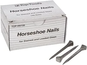 Steel 2 Inch Horseshoe Nails Box of 100