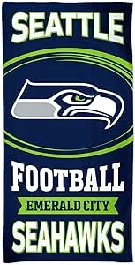 NFL SEATTLE SEAHAWKS BEACH TOWEL 30&#034; X 60&#034; 100% COTTON NEW