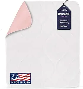 Incontinence Bed Pads Washable - Reusable Waterproof Bed Pads - Soft and Leak Proof Chucks - Moderate Absorbent Pee Pads for Adults - Withstands Extensive Washing - 34" x 36" - 3 Pack