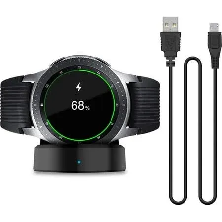 Updated Charger Compatible with Samsung Galaxy Smart Watch 42mm 46mm, Replacement Charging Dock Cradle Only for Samsung Galaxy Smart Watch SM-R800 SM-R810 SM-R815 (NOT for Active Watch)