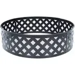 Style Selections 30-in Lattice Fire Ring in Black | SRFP11813