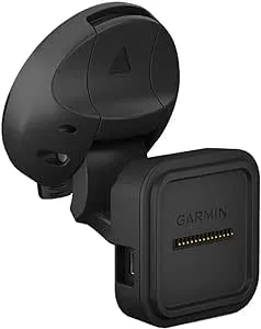 Garmin Suction Cup with Magnetic Mount for Compatible in-Vehicle Devices, (010-12771-01),Black