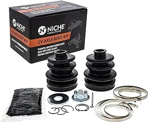 NICHE Front Rear CV Axle Boot Kit For Arctic Cat 500 TRV TBX 400 300 650 250 Replaces 1436-207