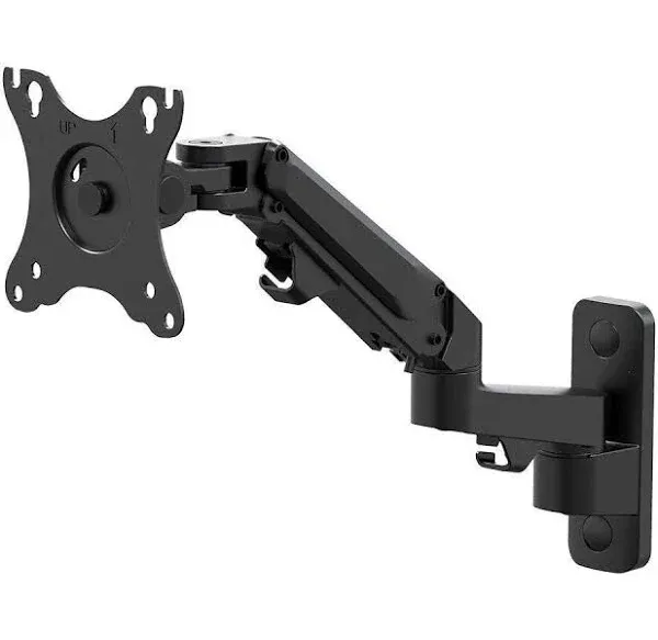 Monoprice 2-Segment Wall Mount For Monitors Up To 27in | Adjustable Gas Spring