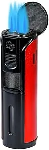 Rocky Patel Envoy 5 Torch Lighter - Red and Black