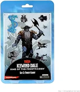 WizKids D&D Idols of The Realms: Icewind Dale Rime of The Frostmaiden - Frost Giant - 2D Set