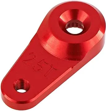 ARRMA Servo Horn Metal 25T Aluminum Red, ARAC8871