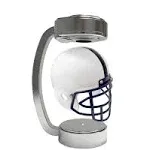 Pegasus Sports Officially Licensed NCAA Mini Rotating Levitating Hover Helmet in Chrome