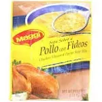 Sopa Sabor A Pollo Con Fideos (Chicken Flavored Pasta Soup Mix) - 2.11oz [Pack of 6] by Maggi