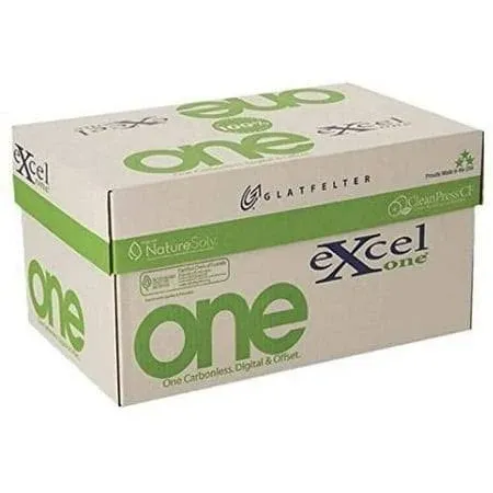 8.5 x 11 Excel One 230949 Carbonless Paper, 2 Part Reverse Bright White/Canary, 10 Reams