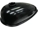 3.5 Liter Black Bicycle Engine Gas Tank