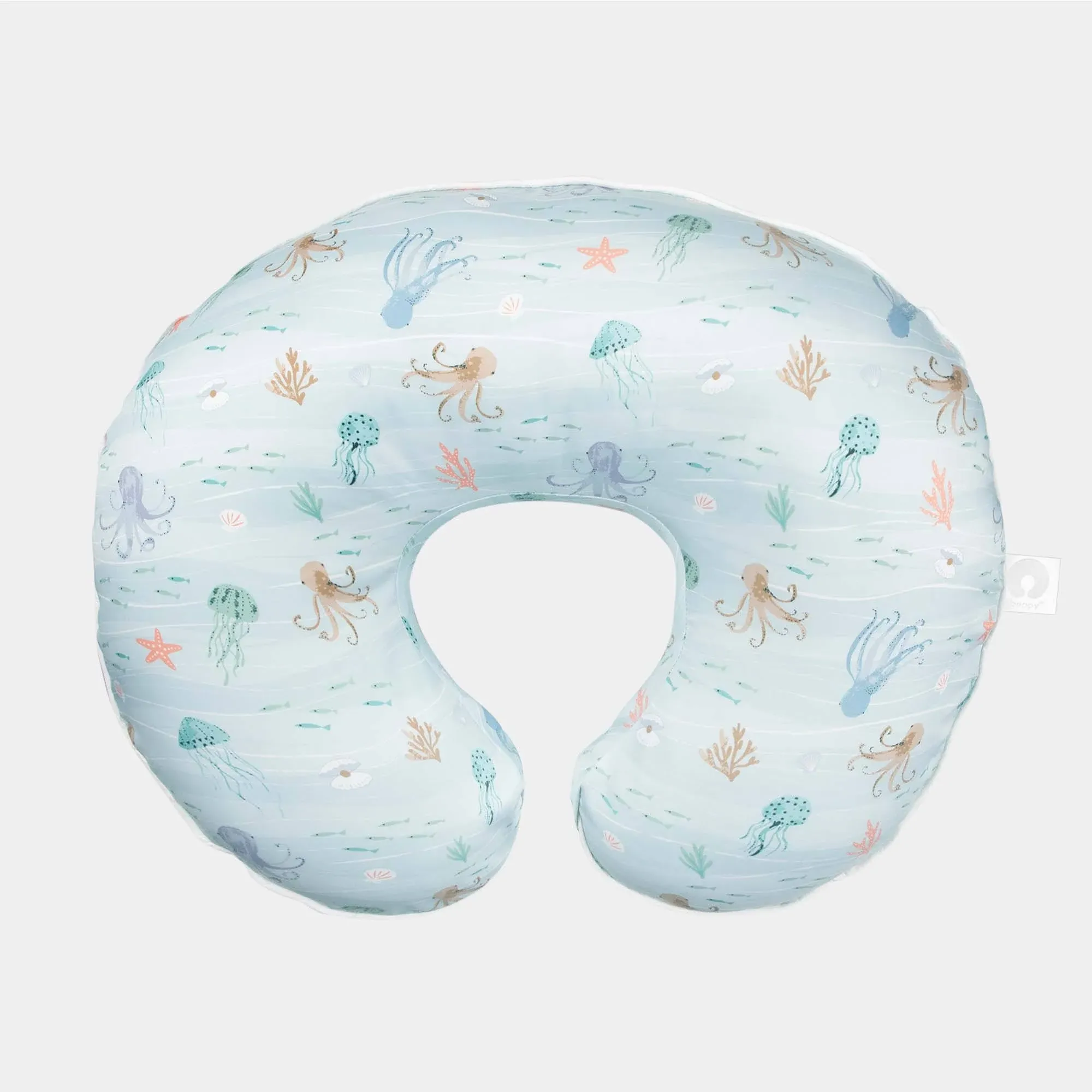 Boppy Nursing Pillow Original Support Blue Ocean