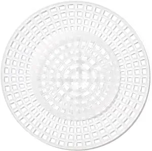 Cousin DIY per, White (40000718) Raised Center Round Plastic Stitching Canvas, 7 Holes/inch, 3", 10/Pkg, Piece