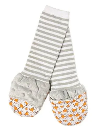 Handsocks Plushy Stay On Strap-Free No-Scratch & Warmth Mittens