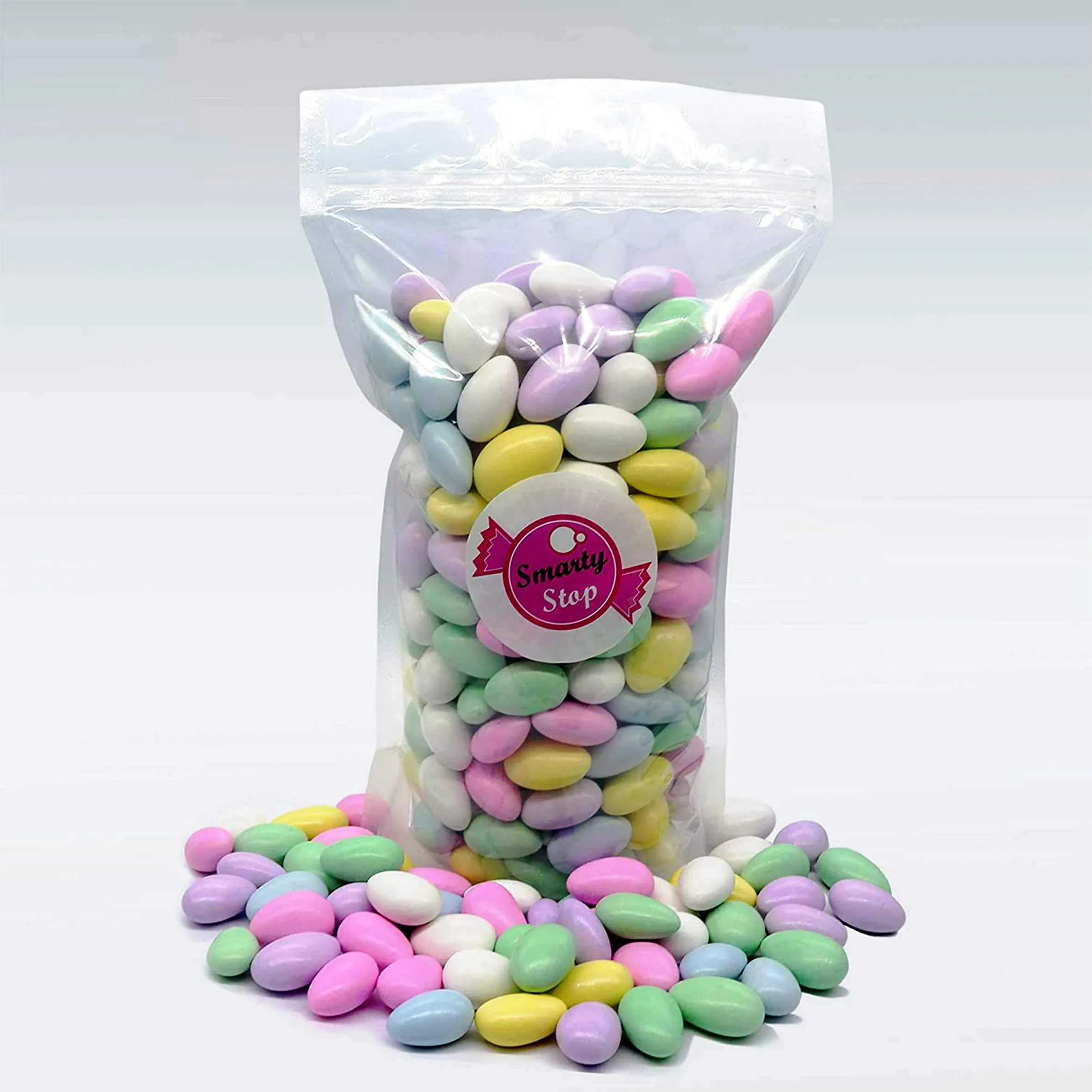 Smarty Stop Jordan Almonds Assorted Pastel Colors 5 Pound Pack of 1