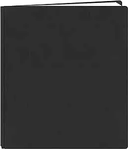 Pioneer FTM15BK Family Treasures Deluxe 12-by-15-Inch Memory Book with Fabric Cover, Black