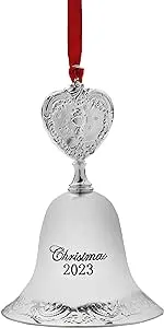 Wallace 2023 Silver Plated Grande Baroque Bell Ornament, 29th Edition