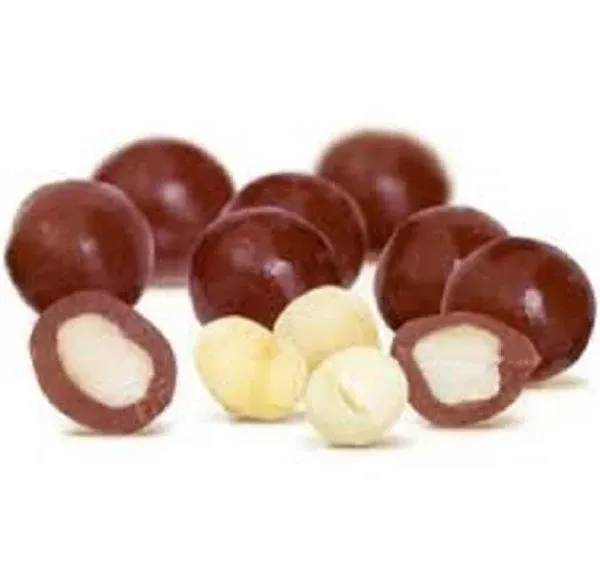 Chocolate Covered Macadamia by Its Delish Milk Chocolate, 1 lb, Size: 1 lbs