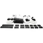 Micro Connectors Premium Sleeved PSU Cable Extension Kit - White