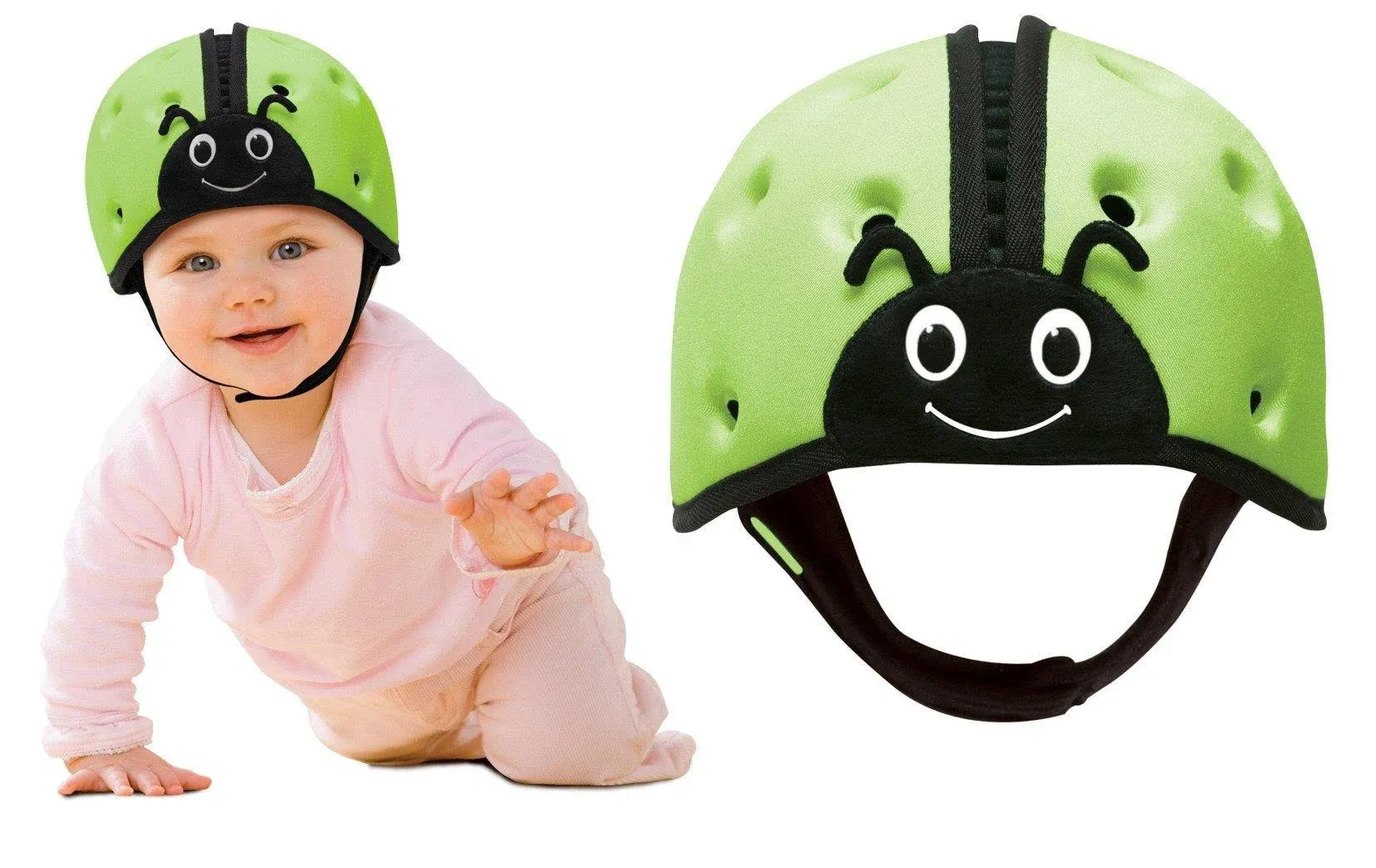 SafeheadBABY: Award-Winning Infant Safety Helmet, Baby Crawling and Walking Helmet, Toddler Head Protection, Expandable and Adjustable, Ultra-Lightweight, Tested and Certified