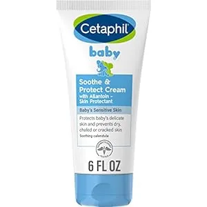 Cetaphil Baby, Soothe &amp; Protect CREAM whth Allantoin-Skin Protectant Net Wt 6 oz