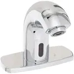 Sloan Valve Optima No Handle Sensor Bathroom Sink Faucet in Polished Chrome