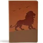 Seed of Abraham Christian Bookstore - (In)Courage - KJV One Big Story Bible-Brown Lion LeatherTouch