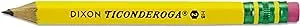 Ticonderoga Golf Pencils - Yellow Barrel - 72 / Box - DIX13472