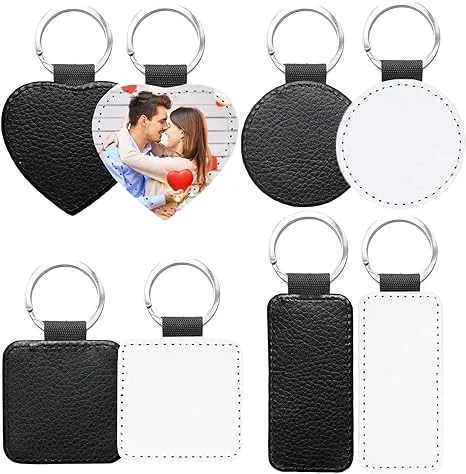 8 Pcs Women's Sublimation Keychains