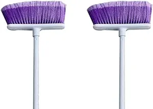 The Original Soft Sweep Magnetic Action Broom - 2 Purple Brooms