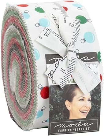 Moda Holiday Essentials Christmas 20740JR Jelly Roll - 40 pcs