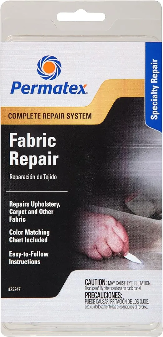 Permatex 25247 Fabric Repair Kit, Single Unit, Gel