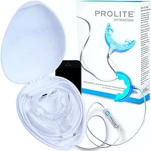 Smileactives Teeth Whitening Products Prolite LED Teeth Whitening Kit at Home Accelerated Teeth Whitener Kit for White Teeth