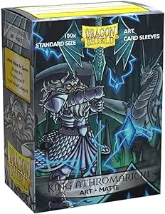 Dragon Shield: "King Athromark III" Portrait - Art, Matte Card Sleeves (100ct)