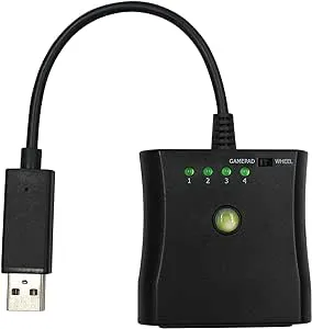 PS2 to XBOX360 XBOX 360Controller Adapter Converter USB for Gaming Black